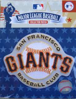 Official MLB Baseball Patch SF Giants Sleeve Away Grey  