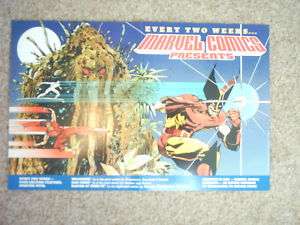 Rare 1988 Marvel Comics Presents Promo Poster Wolverine  