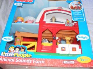 NEW Fisher Price Little People Animal Sounds Farm Toy  