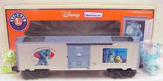 Lionel 6 36784 Disney Monsters Inc. Bobbing Head Boxcar LN/Box 