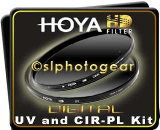 Hoya HD Digital UV + Circular Polarizer Filter Kit 52mm  