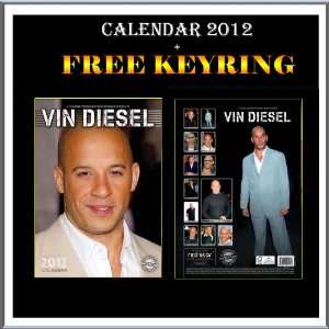 Vin Diesel Kalender 2012 + Kostenlose Vin Diesel Schlüsselring 