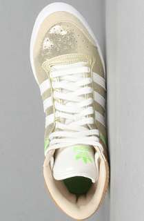 adidas The Top Ten Hi Sleek W Sneaker in Neo Gold  Karmaloop 