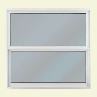   Window, 53 1/8 in. x 50 5/8 in., White, LowE and Turtle Code Glass