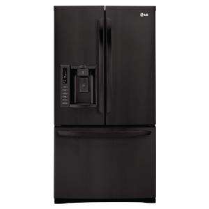   . Wide French Door Refrigerator in Black LFX28978SB 