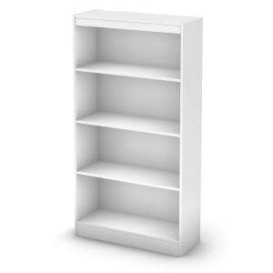   Freeport Pure White 4 Shelf Bookcase 7250767C 