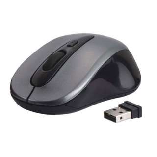 Inland 07441B Pro Wireless Mouse   2.4GHz, Optical, 1600 DPI, USB 