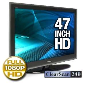 Toshiba 47ZV650U Regza 47 LCD HDTV with ClearScan 240   1080p 