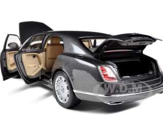  model car of 2010 Bentley Mulsanne Grey Metallic die cast model car 