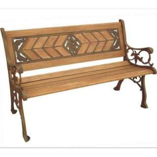 Parkland Hertiage Amarillo Rose Park Bench SL6810 AB at The Home Depot 
