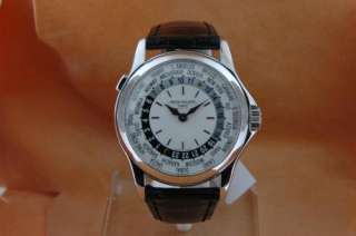 PATEK PHILIPPE 5110G WORLD TIME WHITE GOLD BOX AND PAPERS  