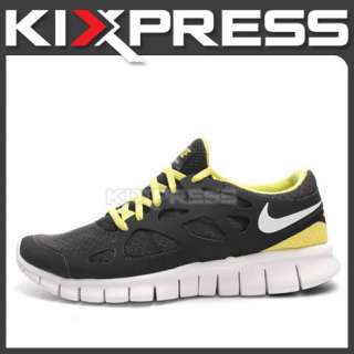 Nike Free Run+ 2 Anthracite/White Sonic Yellow  