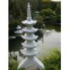 Pagode 7 stöckig japanische Steinlaterne  Garten