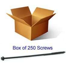 10 Oly Log Screw for log home siding 1 case 250 screws  
