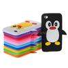 3D Cute Penguin Soft Rubber Silicone Case Cover Skin for iPod Touch 4 