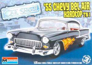 NEW! Monogram 1/25 1955 Chevy Bel Air Hardtop 2 n1 854295 NIB 