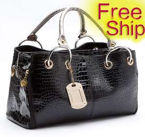 Luxury Women Boston Tote/Shopper Shoulder Handbag Purse Bag  