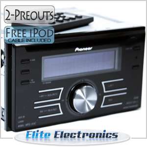 PIONEER FH P6050UB DOUBLE DIN CAR STEREO CD IPOD PLAYER  