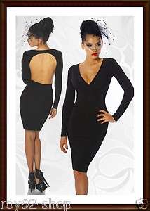 Abendkleid Partykleid von Somnia Luna rückenfrei schwarz Größe XS 