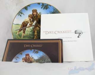 Davy Crockett American Folk Hero 1984 Plate No 2205A  