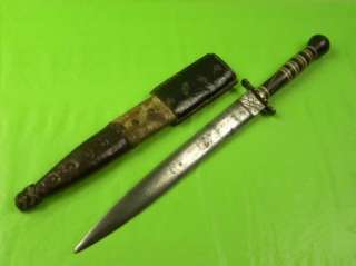   Mexican Custom Hand made large fighting knife dagger from USA file