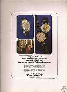 Watch Advertisement*Vacheron Constantin 1984  