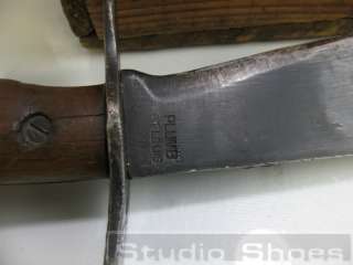 WW1 World War 1 Plumb Bolo US Military Knife 1917 Vtg  