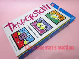 1997 BLUE BANDAI ENGLISH TAMAGOTCHI CYBER PET *BOXED* VIRTUAL GAME 