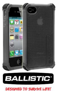 NEW BALLISTIC BLACK LIFE STYLE LS SERIES CASE COVER FOR iPHONE 4 