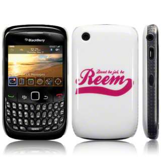 FOR BLACKBERRY CURVE 8520 / 9300 BACK COVER CASE   DONT BE JEL, BE 