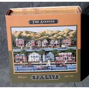  THE AVENUES Puzzle, 500 Pieces, 16 x 20 Toys & Games