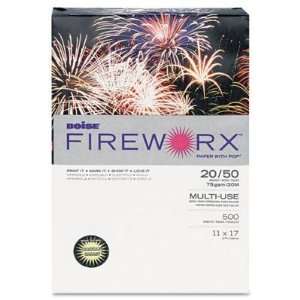  Boise Fireworx Colored Paper, 20 lbs., 11 x 17, Crackling 