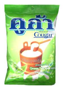 Cougar Green Tea With Milk Flavoured Candy  