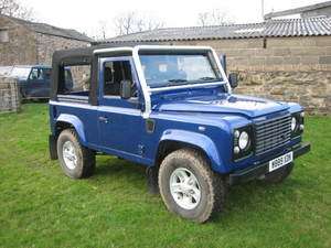 Land Rover Defender 90 soft top, SVX style full cage,mohair hood, TD5 