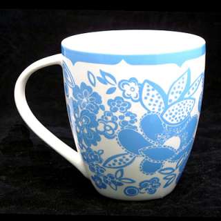 Cath Kidston BIG 500ml Breakfast Mug Stencil Blue 5011109213135 