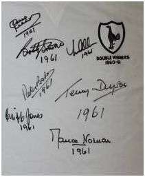 The 1961 double winning Tottenham team is the most successful 