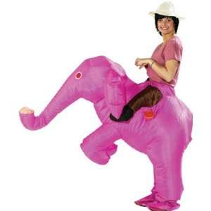   Kostüm aufblasbar Fasching  rosa Elefant   Spielzeug