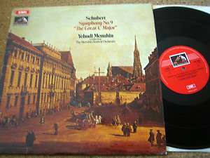 CLASSICAL LP SCHUBERT Yehudi Menuhin EMI Stereo 1969  