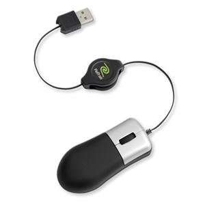  NEW Retractable Mini Travel Mouse (Input Devices): Office 