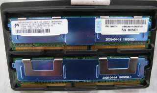 IBM 1GB 2x512MB ECC DDR2 RAM 39M5781 38L5901 PC2 5300F  