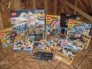COMPLETE NIB Lego Pirates w/ships chess advent 20 sets + 6240 6241 