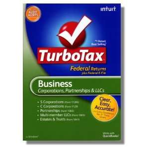   2010 TurboTax Business Federal + 5 Efiles Intuit Turbo Tax Software