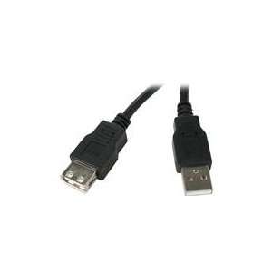  Kaybles 6 ft. USB 2.0 A/male to A/female Cable in Black 