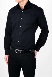 Black Cotton Mid Fit Shirt by Paul Smith London   Black   Buy Shirts 