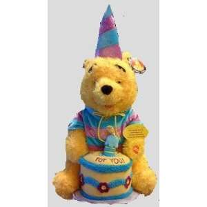 Winnie  Pooh Birthday Cards on Winnie The Pooh  Happy Birthday Large 18 Plush Doll Toy  Toys   Games