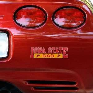  NCAA Iowa State Cyclones Dad Car Decal