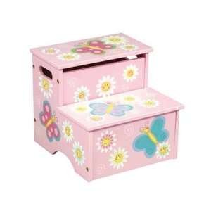 Butterfly Two Step Stool with Storage:  Home & Kitchen