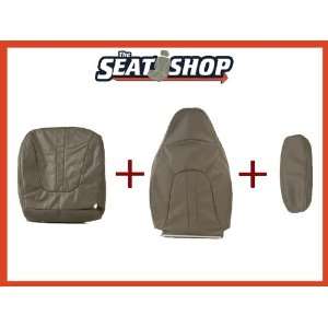  97 98 99 00 01 02 Ford Expedition Grey Leather Seat Cover 