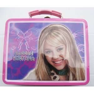 Hannah Montana Metal Girls Tin Lunch Box  Toys & Games  