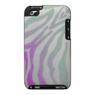 Multi Color Zebra Print iPod Touch Case  